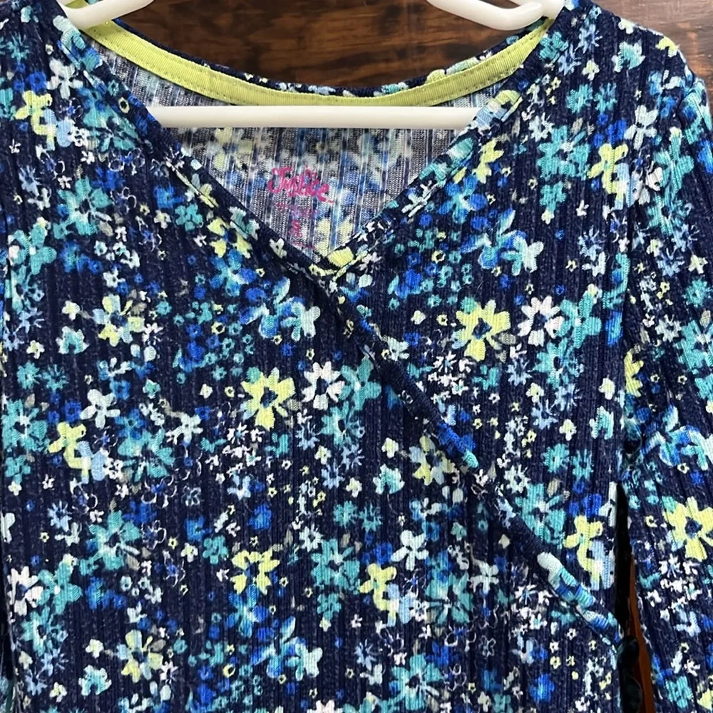Justice girls floral top